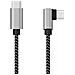 Cavo Usb-c Maschio 2.0 / Usb-c Maschio Angolato 3a 0,5 M Alluminio - Foto miniatura 1