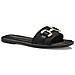 Black Casual Open Slippers Ciabatte Tessile Scarpe Donna Nero Eu 37, 1-27100-42 001 - Foto miniatura 1