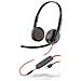 Blackwire 3225 Auricolare Cablato Ufficio USB Tipo-C Nero - Foto miniatura 1