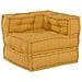Pouf Modulare Giallo 70x70x54 in Tessuto - Foto miniatura 1