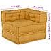 Pouf Modulare Giallo 70x70x54 in Tessuto - Foto miniatura 6