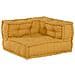 Pouf Modulare Giallo 70x70x54 in Tessuto - Foto miniatura 9