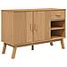 Credenza Olden Marrone 114x43x73,5 Cm In Legno Massello Di Pino - Foto miniatura 2