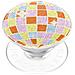 Popgrip Adesivo Universale Retro Disco Pattern Con Funzione Stand, Multicolore - Foto miniatura 1