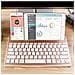 Tastiera 608 Bluetooth 3 Pieghevole Con Supporto - Foto miniatura 2