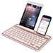 Tastiera 608 Bluetooth 3 Pieghevole Con Supporto - Foto miniatura 3