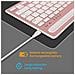 Tastiera 608 Bluetooth 3 Pieghevole Con Supporto - Foto miniatura 4