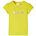 Maglietta Bambina Maniche Giallo Acceso 92 - Foto miniatura 1