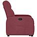 Poltrona Alzapersona Reclinabile Rosso Vino in Tessuto - Foto miniatura 6