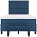 Letto a Molle con Materasso e Panca Blu 120x200 cm Tessuto - Foto miniatura 9