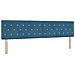 Letto a Rete  con Materasso Blu Scuro 200x200 cm in Velluto - Foto miniatura 6