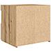 Comodino  con luci LED Rovere Artigianale 50x40x45 cm - Foto miniatura 8