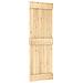 Porta Scorrevole con Set Hardware 70x210 cm Legno Massello Pino - Foto miniatura 3