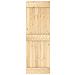 Porta Scorrevole con Set Hardware 70x210 cm Legno Massello Pino - Foto miniatura 4