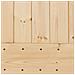 Porta Scorrevole con Set Hardware 70x210 cm Legno Massello Pino - Foto miniatura 7