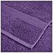 Asciugamani Premium SOLUND 4 pz Viola 30x30 cm 600 g/m² - Foto miniatura 6