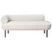 Chaise Longue Versione Sinistra Mirmande Bouclé Bianco Sporco - Foto miniatura 3
