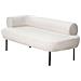 Chaise Longue Versione Sinistra Mirmande Bouclé Bianco Sporco - Foto miniatura 4