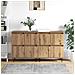 Sideboards 2 pcs rovere artigianale 120 x 35 x 70 cm - Foto miniatura 4
