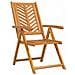 Poltrona Reclinabile 4 pcs Marrone 57 x 71 x 90cm legno - Foto miniatura 4