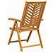 Poltrona Reclinabile 4 pcs Marrone 57 x 71 x 90cm legno - Foto miniatura 7
