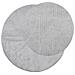 Tappeto IZA a Pelo Corto con Aspetto Scandinavo Grigio Ø 160 cm - Foto miniatura 3