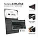 Tastiera Wireless SUB-KT2-BT0003  (Layout Spagnolo) Colore Rosso - Foto miniatura 4