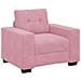 Set di divani 3 pz Rosa Velluto - Foto miniatura 4