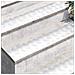Dischi Quadrati 4 pcs Argento 100 x 20 cm Alluminio - Foto miniatura 3
