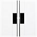 Credenza In Legno Bianco Con 3 Ante E 3 Cassetti 135x40x80,5h Cm - Foto miniatura 7