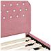 Struttura letto per bambini con testata Rosa 70 x 140 cm - Foto miniatura 8