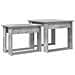 Set di Tavolini da Caffè 2 pcs Grigio cemento Legno multistrato - Foto miniatura 1