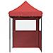 Tenda Party Borgogna 200 x 200 x 306 cm Tessuto Oxford - Foto miniatura 3