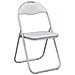 Sedia pieghevole 2 pcs Bianco e Grigio 48 x 43,5 x 81 cm - Foto miniatura 4