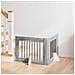 Cancello per cani con supporti 2 pcs Grigio Sonoma 80 x 60 cm - Foto miniatura 2
