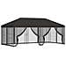 Gazebo con pareti laterali 6 x 3 m Antracite - Foto miniatura 1