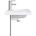 Lavabo da bagno Cromato 61 x 40 x 16,5 cm Metallo - Foto miniatura 4