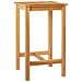 Tavolo da bar Naturale 60 x 60 x 105 cm Teak massello - Foto miniatura 1