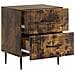 Armadio da Notte con cassetto Rovere Fumo 43 x 34,5 x 47,5 cm - Foto miniatura 3