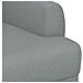 Loveseat con bottoni imbottiti Grigio Chiaro 116 x 67 x 80 cm - Foto miniatura 6
