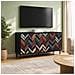 Mobile TV OMMEN 102 x 33 x 51 cm Rovere Nero - Foto miniatura 2