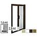 Zanzariera In Kit Marrone Ral 8017 Cm 160 X 250 A Rullo Orizzontale Riducibili - Foto miniatura 1
