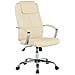Sedia Da Ufficio Rivestita In Ecopelle Beige Winner - Foto miniatura 29