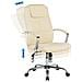 Sedia Da Ufficio Rivestita In Ecopelle Beige Winner - Foto miniatura 32