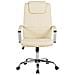 Sedia Da Ufficio Rivestita In Ecopelle Beige Winner - Foto miniatura 21