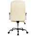 Sedia Da Ufficio Rivestita In Ecopelle Beige Winner - Foto miniatura 22