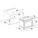 Forno a microonde da Incasso Plano MW FGPP60251NS Multifunzione 60 cm Capacità 78L Classe A+ Granitek Avena 51 - Foto miniatura 2