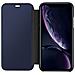 Custodia Iphone Xr Flip Specchio Sottile Sportellino Traslucido - Nero - Foto miniatura 4