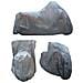 Telo Copri Moto Scooter Naked Customo Impermeabile Pvc Universale Grigio M - Foto miniatura 1