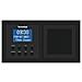 Radio digitale da incasso UP 1 DAB (montaggio in ogni scatola doppia da incasso, DAB +, FM, Bluetooth, sveglia, 2 Watt RMS) Nero - Foto miniatura 1